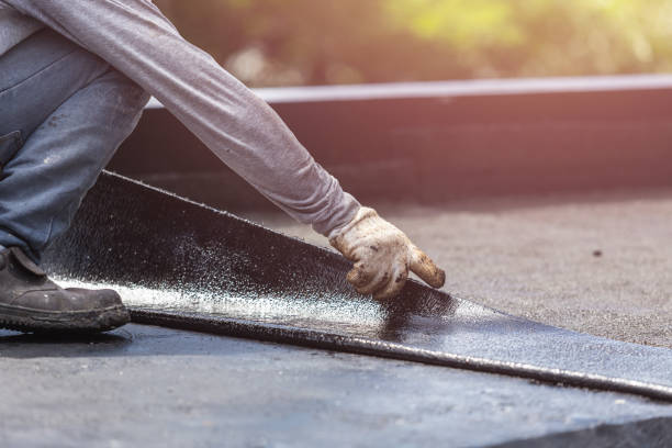 Professional Basement Waterproofing technician working in Titusville, NJ